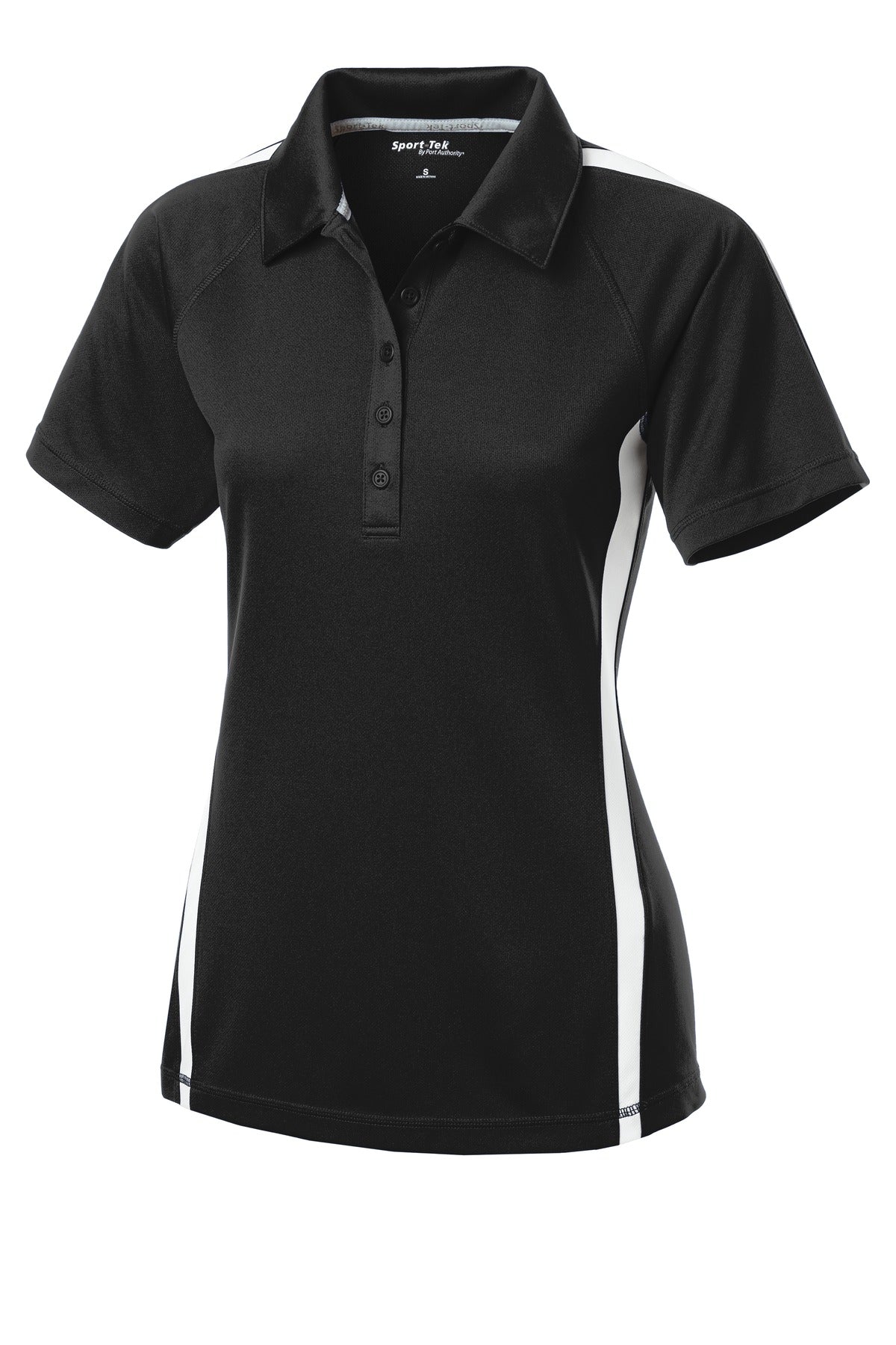 Sport-Tek LST685 Tek Women's PosiCharge Micro-Mesh Colorblock Polo