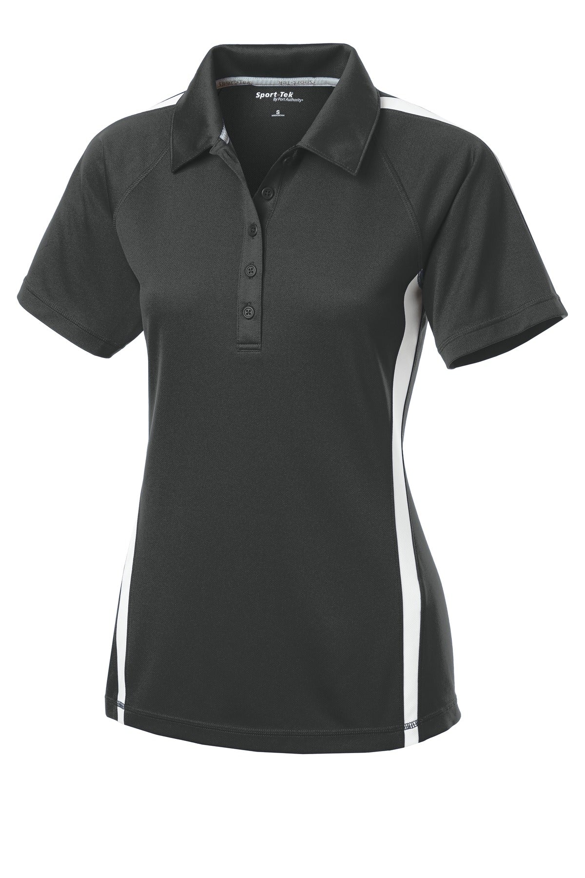 Sport-Tek LST685 Tek Women's PosiCharge Micro-Mesh Colorblock Polo
