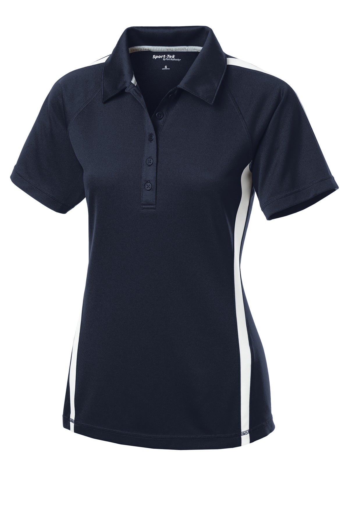 Sport-Tek LST685 Tek Women's PosiCharge Micro-Mesh Colorblock Polo