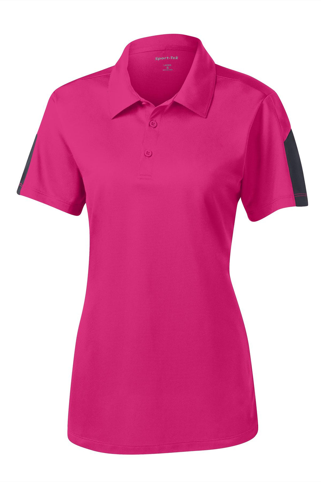 Sport-Tek LST695 Tek Women's PosiCharge Active Textured Colorblock Polo