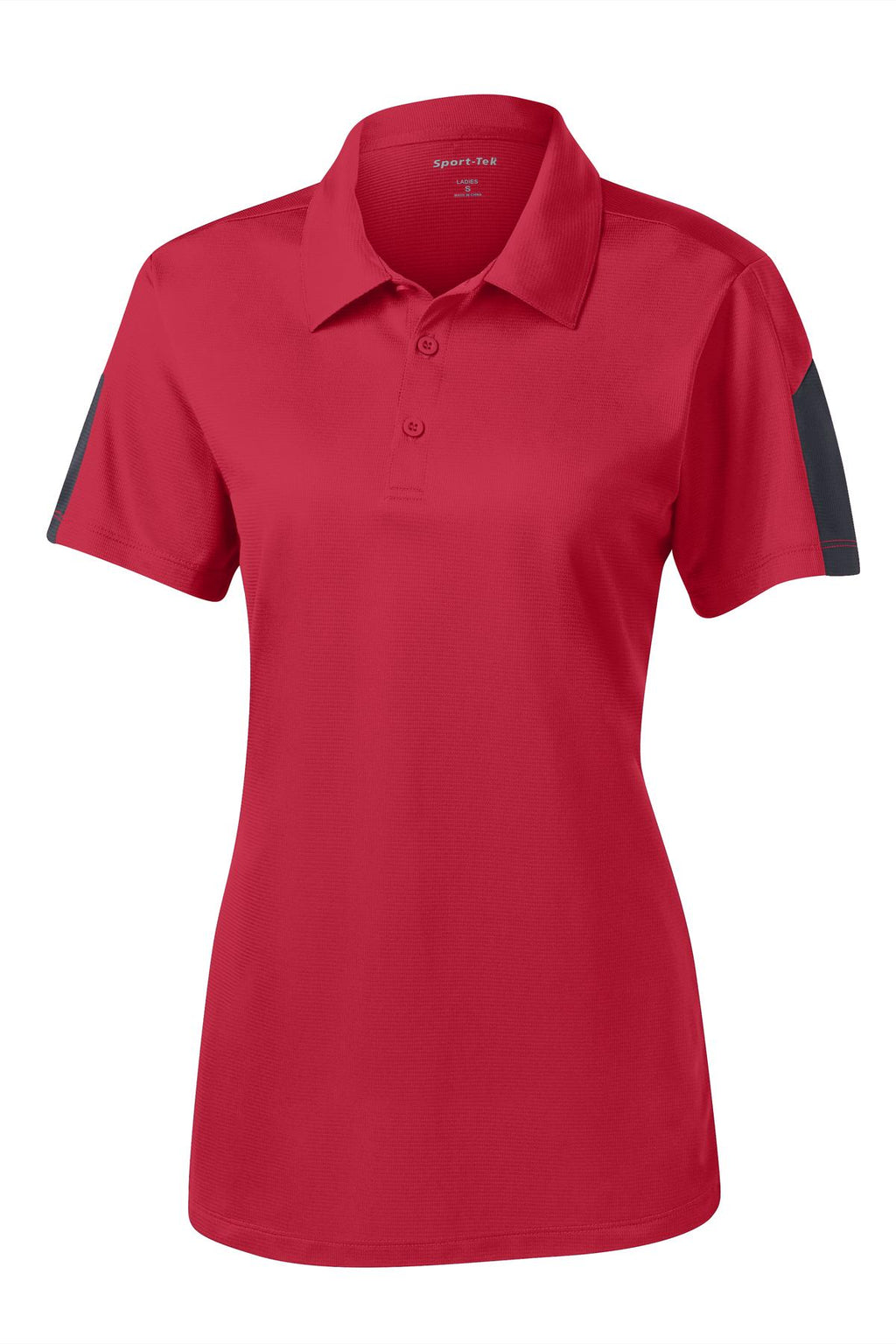 Sport-Tek LST695 Tek Women's PosiCharge Active Textured Colorblock Polo