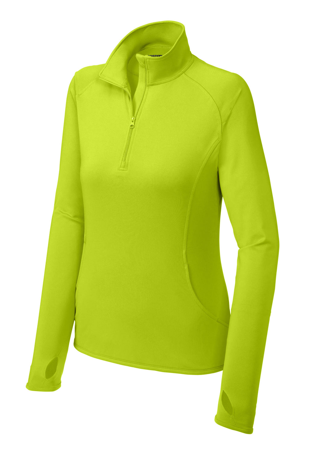 Sport-Tek LST850 Tek Women's Sport-Wick Stretch 1/4-Zip Pullover