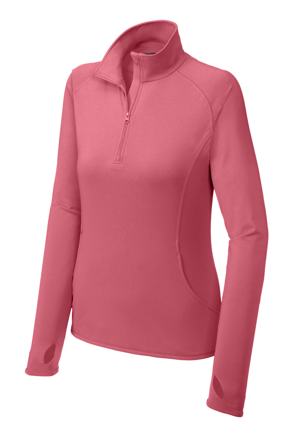 Sport-Tek LST850 Tek Women's Sport-Wick Stretch 1/4-Zip Pullover