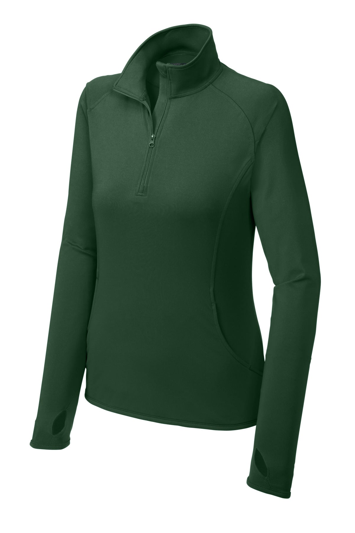 Sport-Tek LST850 Tek Women's Sport-Wick Stretch 1/4-Zip Pullover