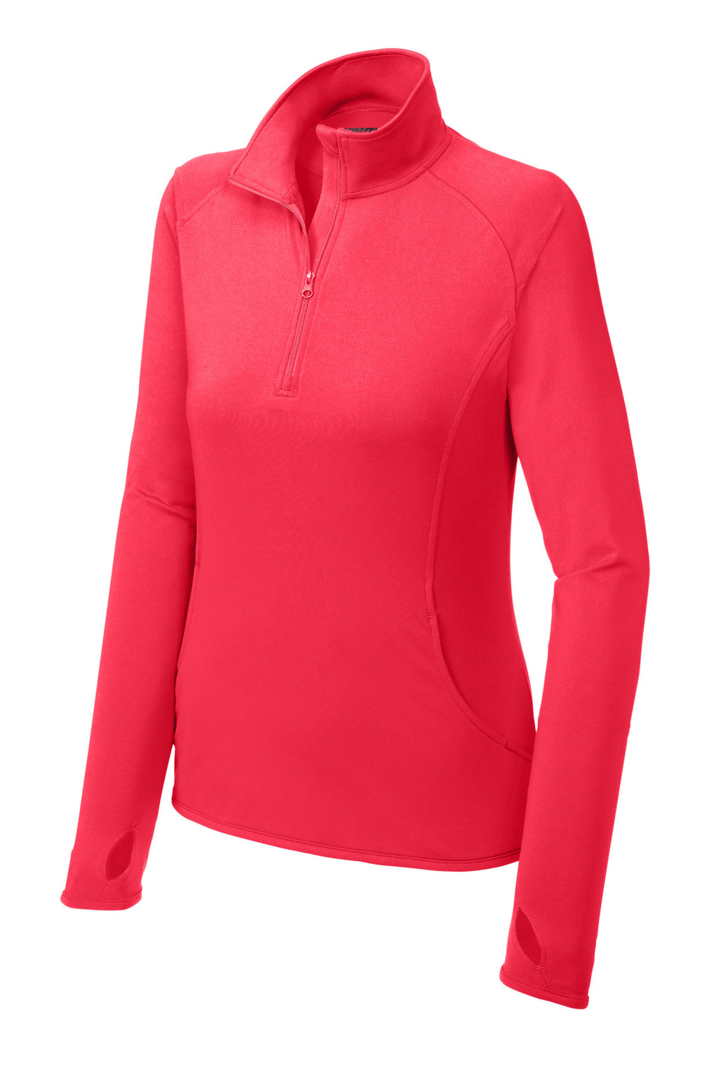 Sport-Tek LST850 Tek Women's Sport-Wick Stretch 1/4-Zip Pullover
