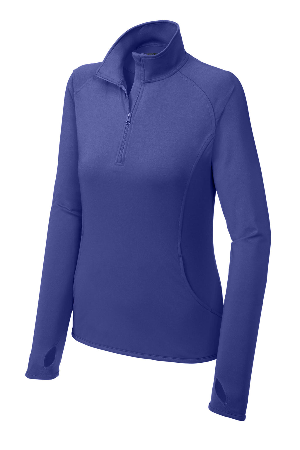 Sport-Tek LST850 Tek Women's Sport-Wick Stretch 1/4-Zip Pullover