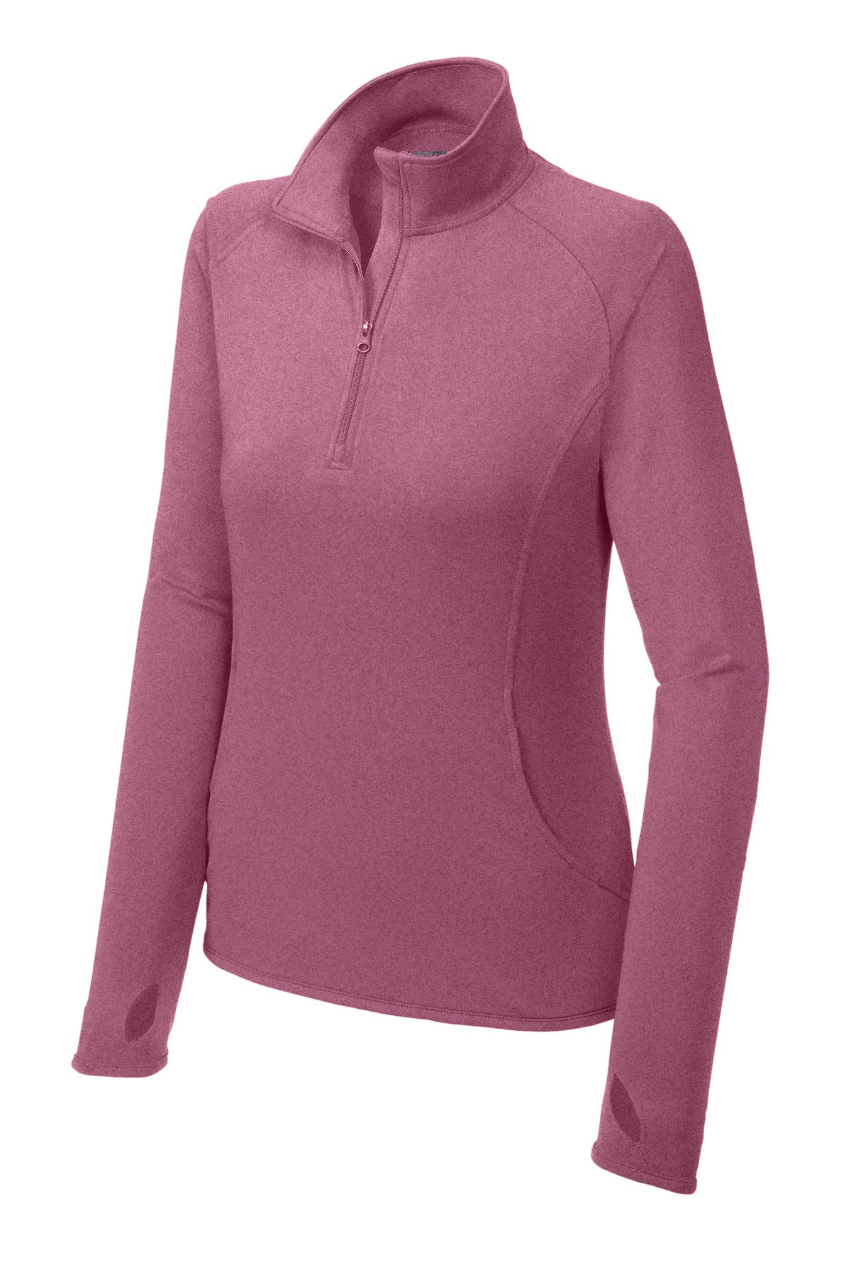 Sport-Tek LST850 Tek Women's Sport-Wick Stretch 1/4-Zip Pullover