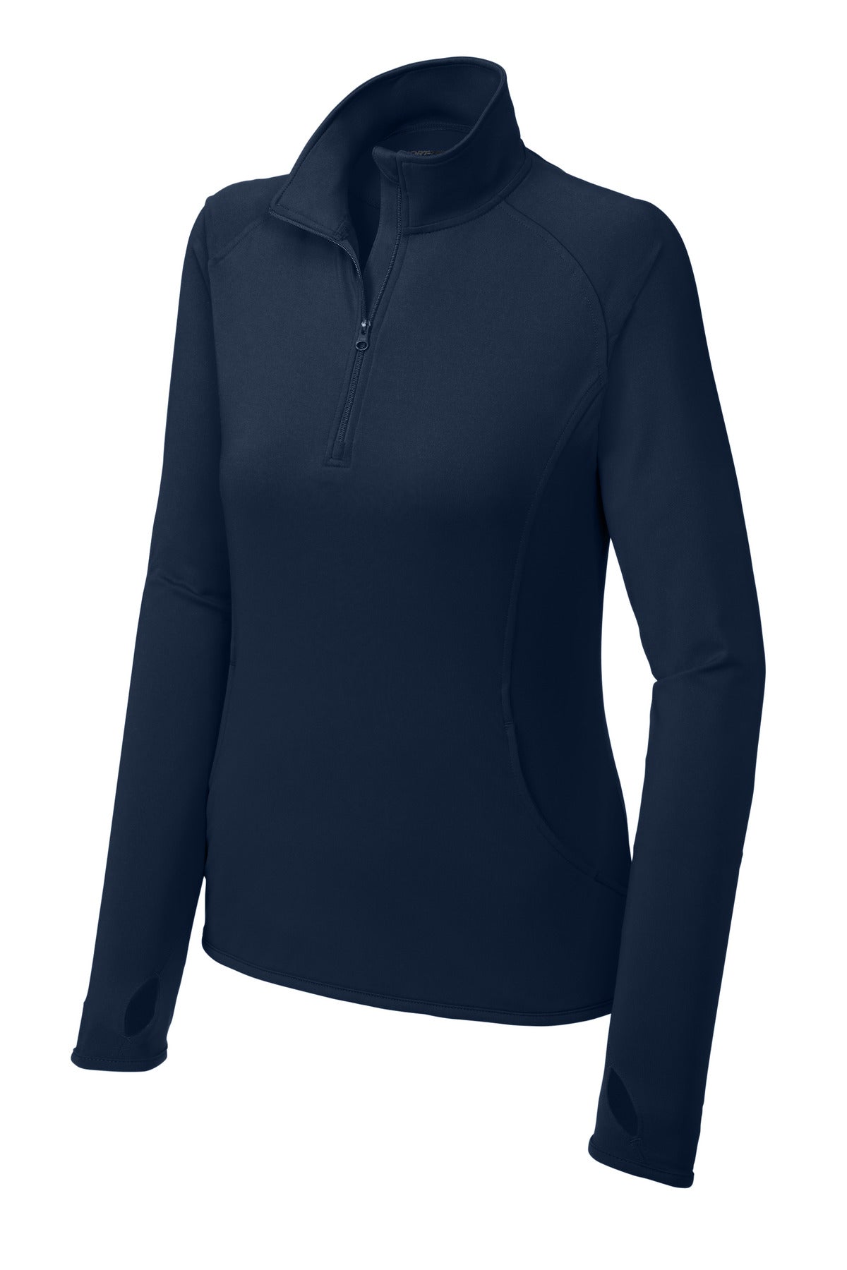 Sport-Tek LST850 Tek Women's Sport-Wick Stretch 1/4-Zip Pullover