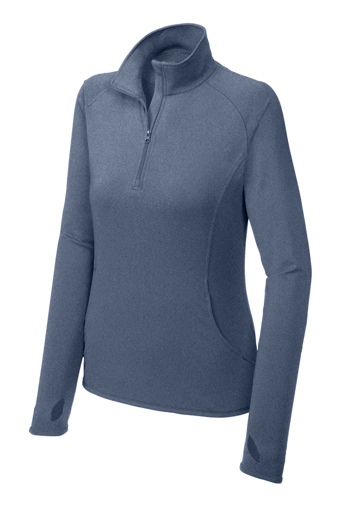 Sport-Tek LST850 Tek Women's Sport-Wick Stretch 1/4-Zip Pullover