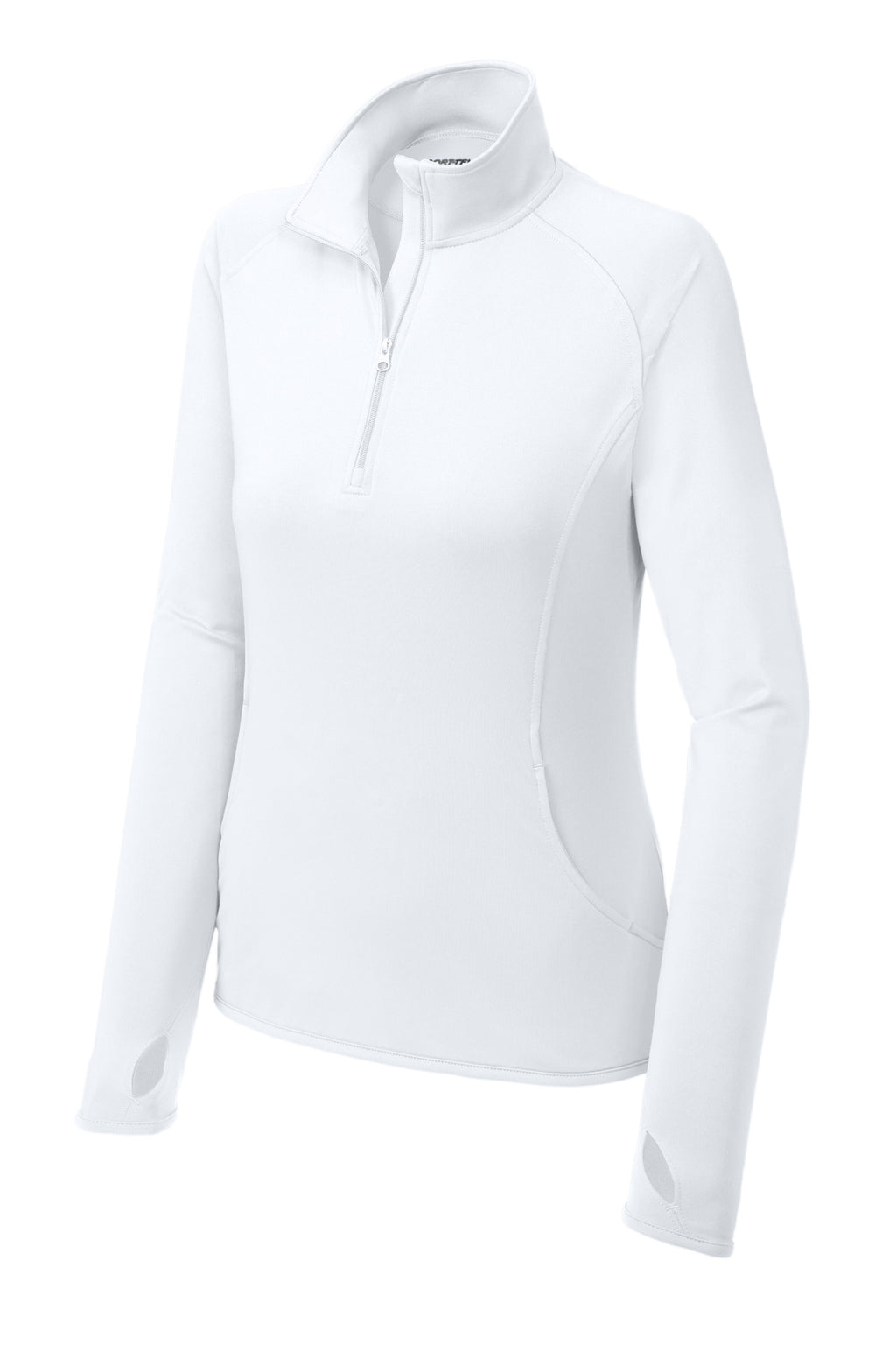 Sport-Tek LST850 Tek Women's Sport-Wick Stretch 1/4-Zip Pullover