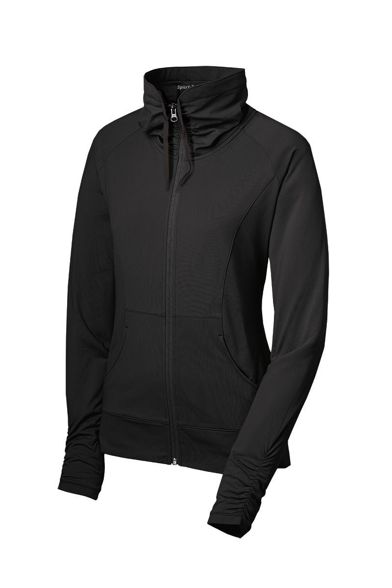 Sport-Tek LST852 Tek Women's Sport-Wick Stretch Full-Zip Jacket