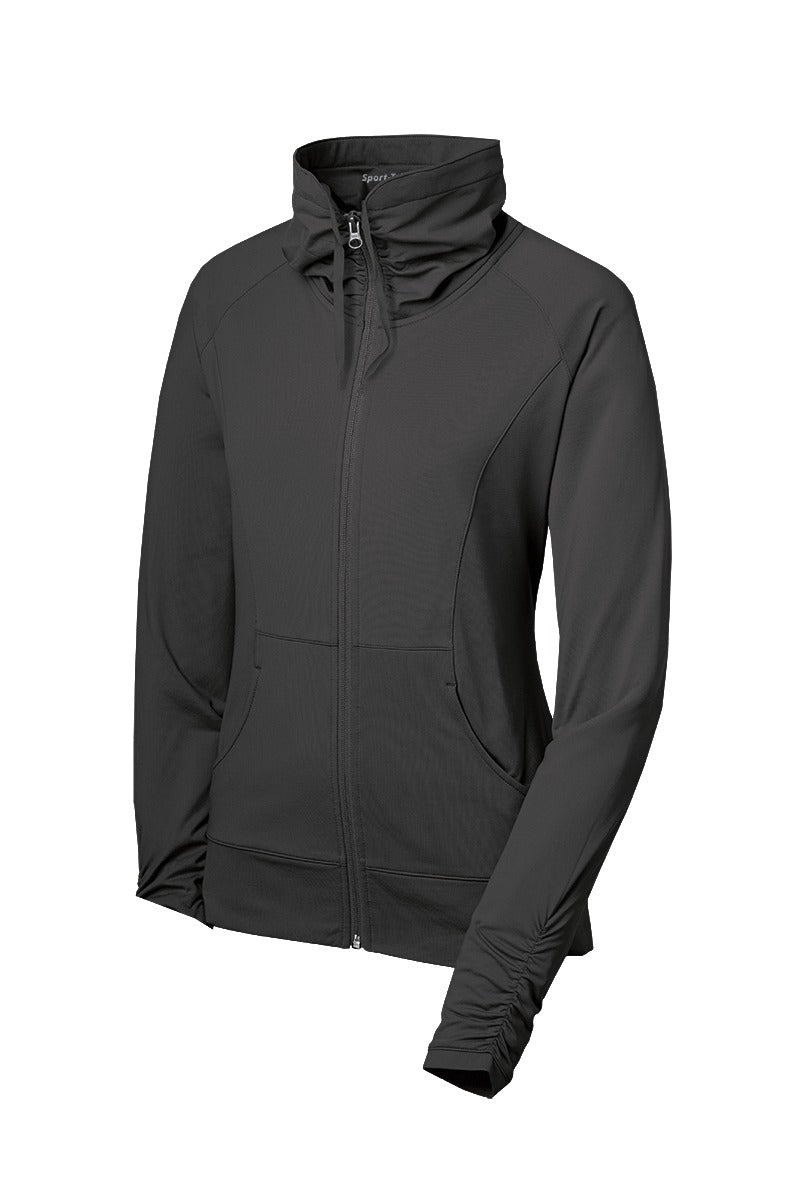 Sport-Tek LST852 Tek Women's Sport-Wick Stretch Full-Zip Jacket