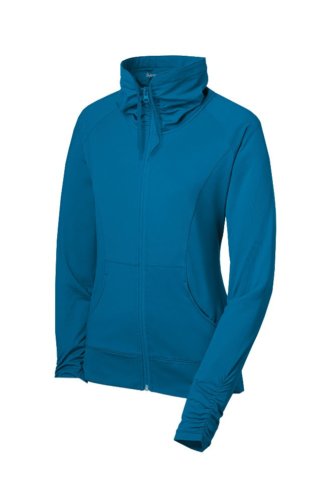 Sport-Tek LST852 Tek Women's Sport-Wick Stretch Full-Zip Jacket