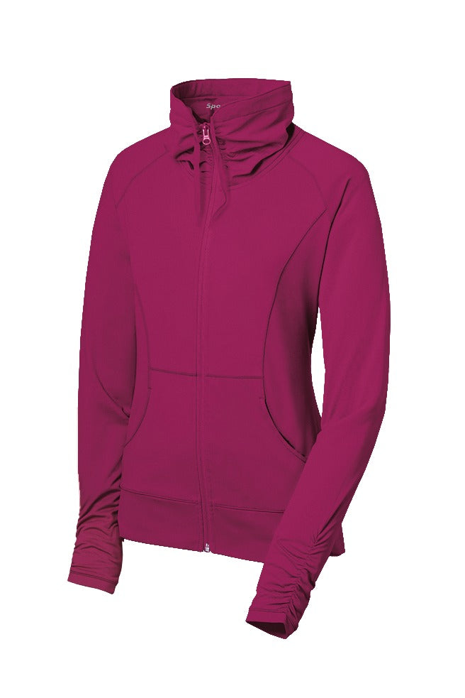 Sport-Tek LST852 Tek Women's Sport-Wick Stretch Full-Zip Jacket