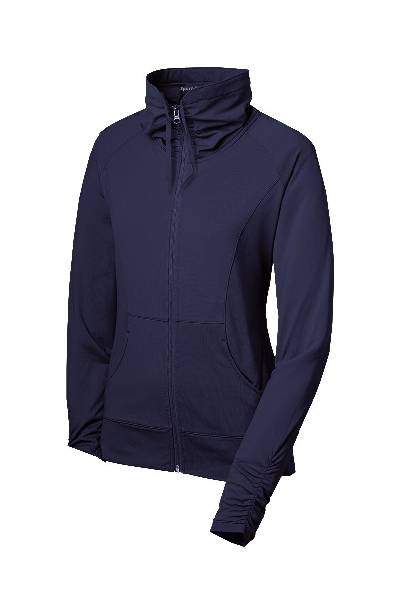 Sport-Tek LST852 Tek Women's Sport-Wick Stretch Full-Zip Jacket