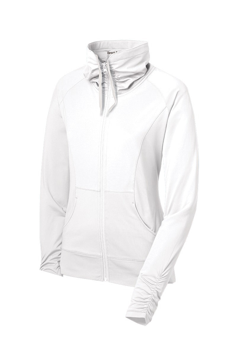 Sport-Tek LST852 Tek Women's Sport-Wick Stretch Full-Zip Jacket
