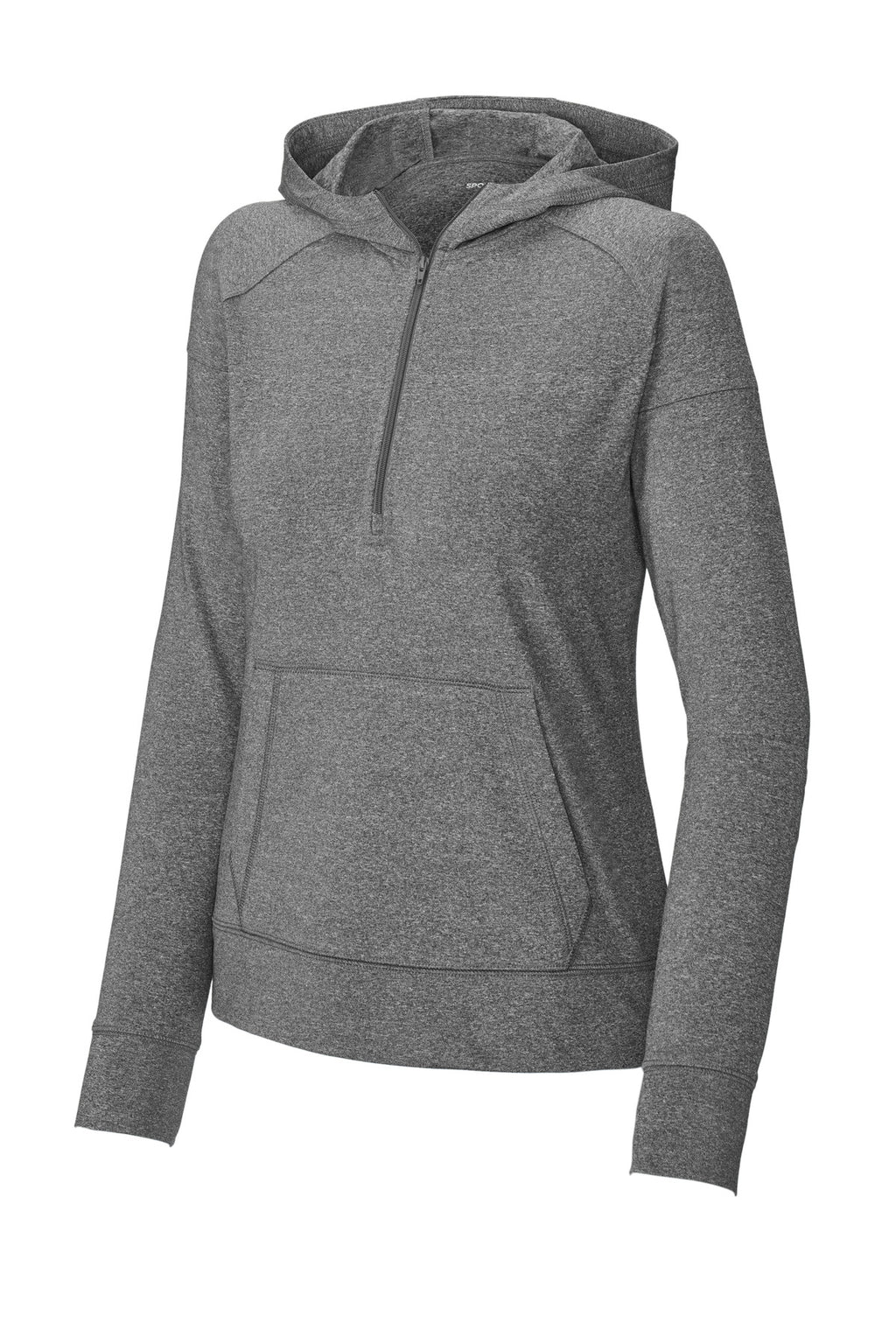 Sport-Tek LST856 Tek Women's Sport-Wick Stretch 1/2-Zip Hoodie