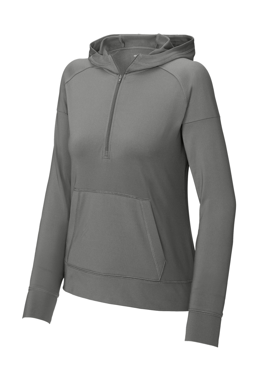 Sport-Tek LST856 Tek Women's Sport-Wick Stretch 1/2-Zip Hoodie
