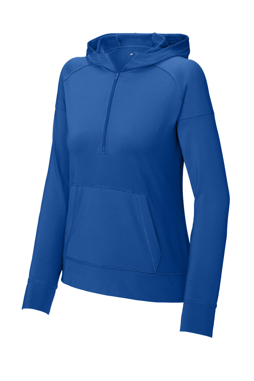 Sport-Tek LST856 Tek Women's Sport-Wick Stretch 1/2-Zip Hoodie