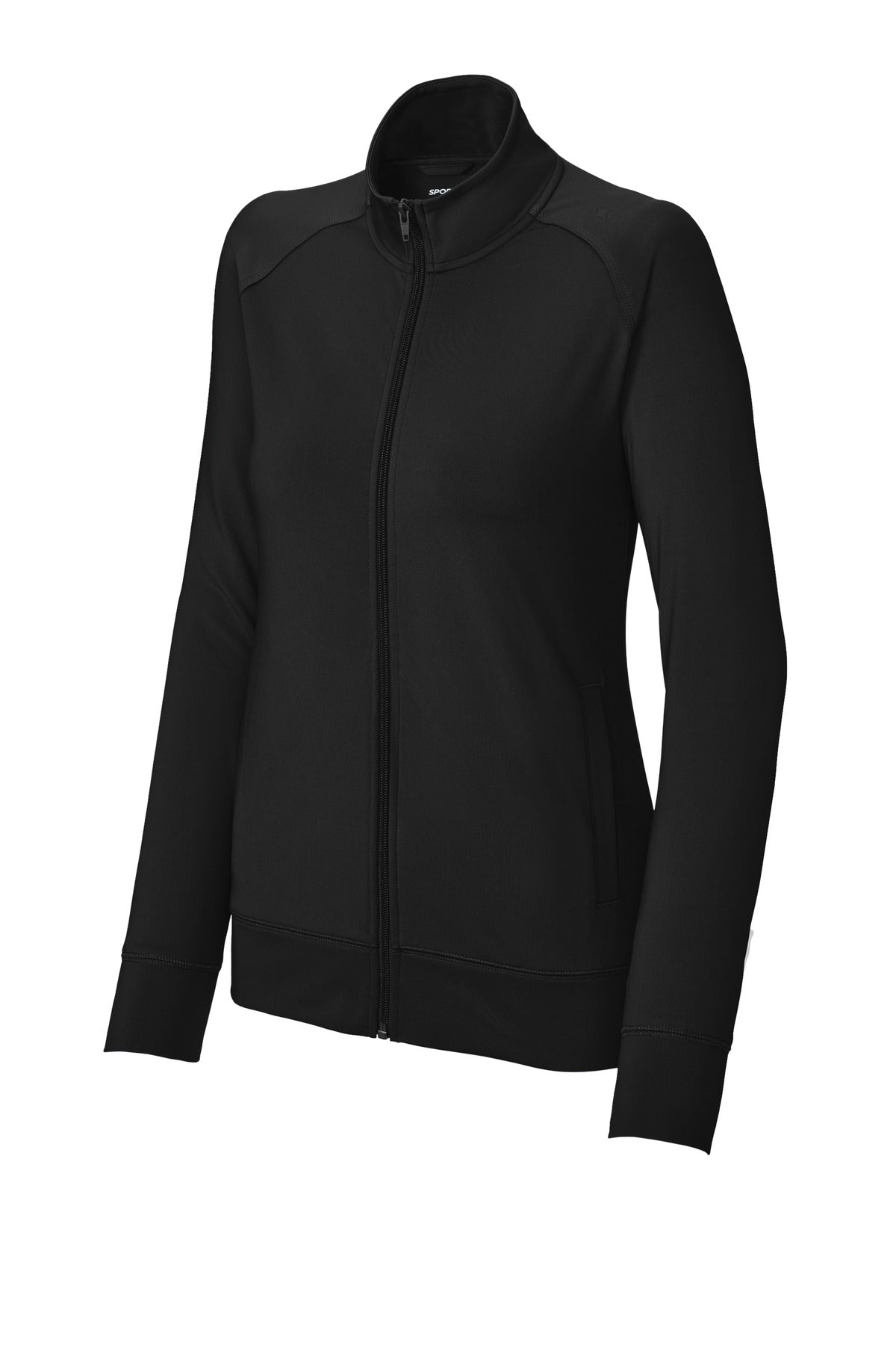 Sport-Tek LST857 Tek Women's Sport-Wick Stretch Full-Zip Cadet Jacket
