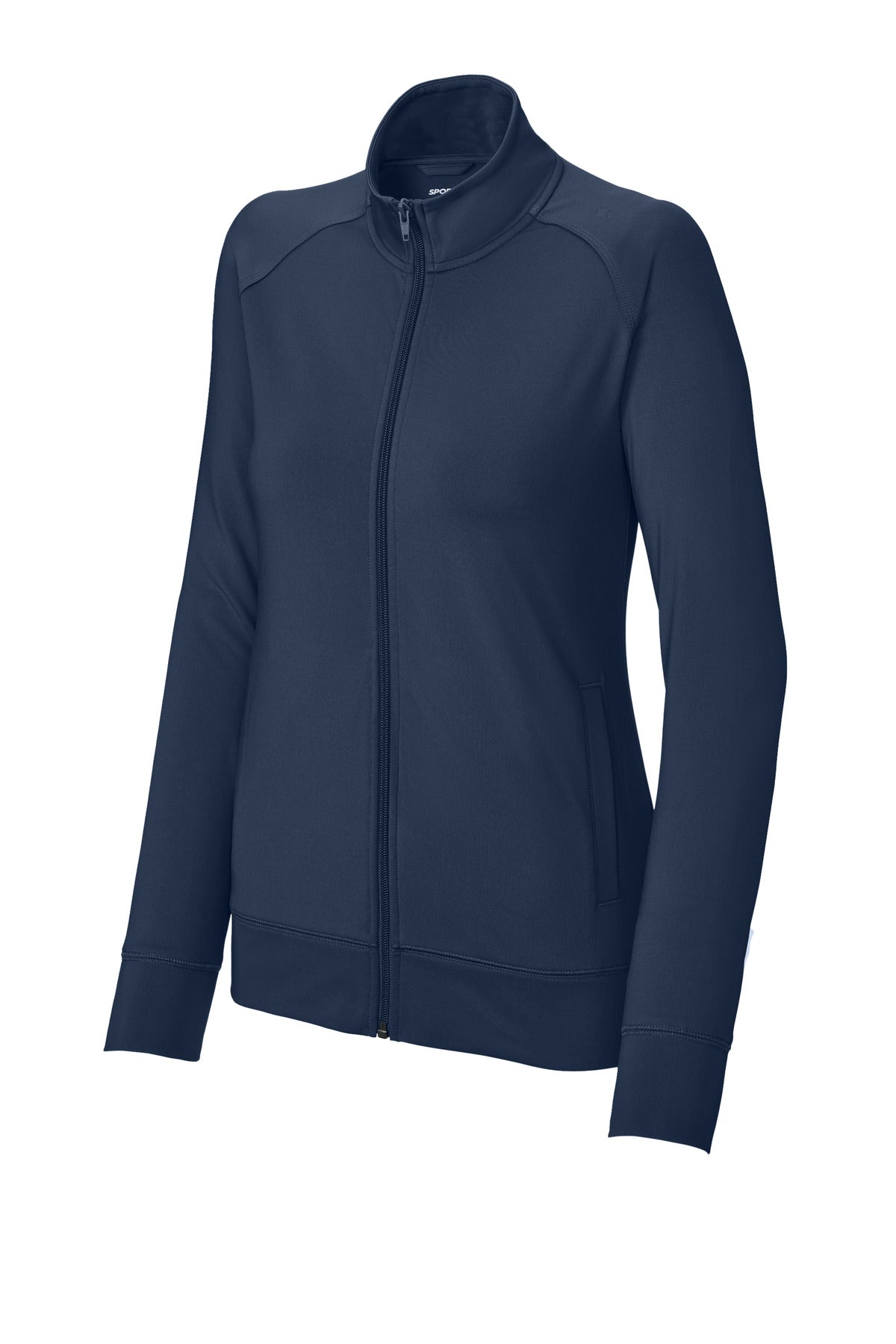 Sport-Tek LST857 Tek Women's Sport-Wick Stretch Full-Zip Cadet Jacket
