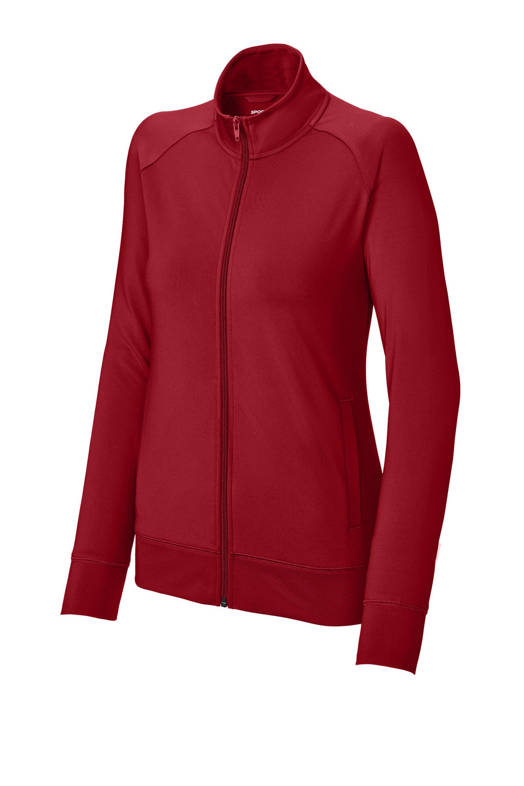 Sport-Tek LST857 Tek Women's Sport-Wick Stretch Full-Zip Cadet Jacket