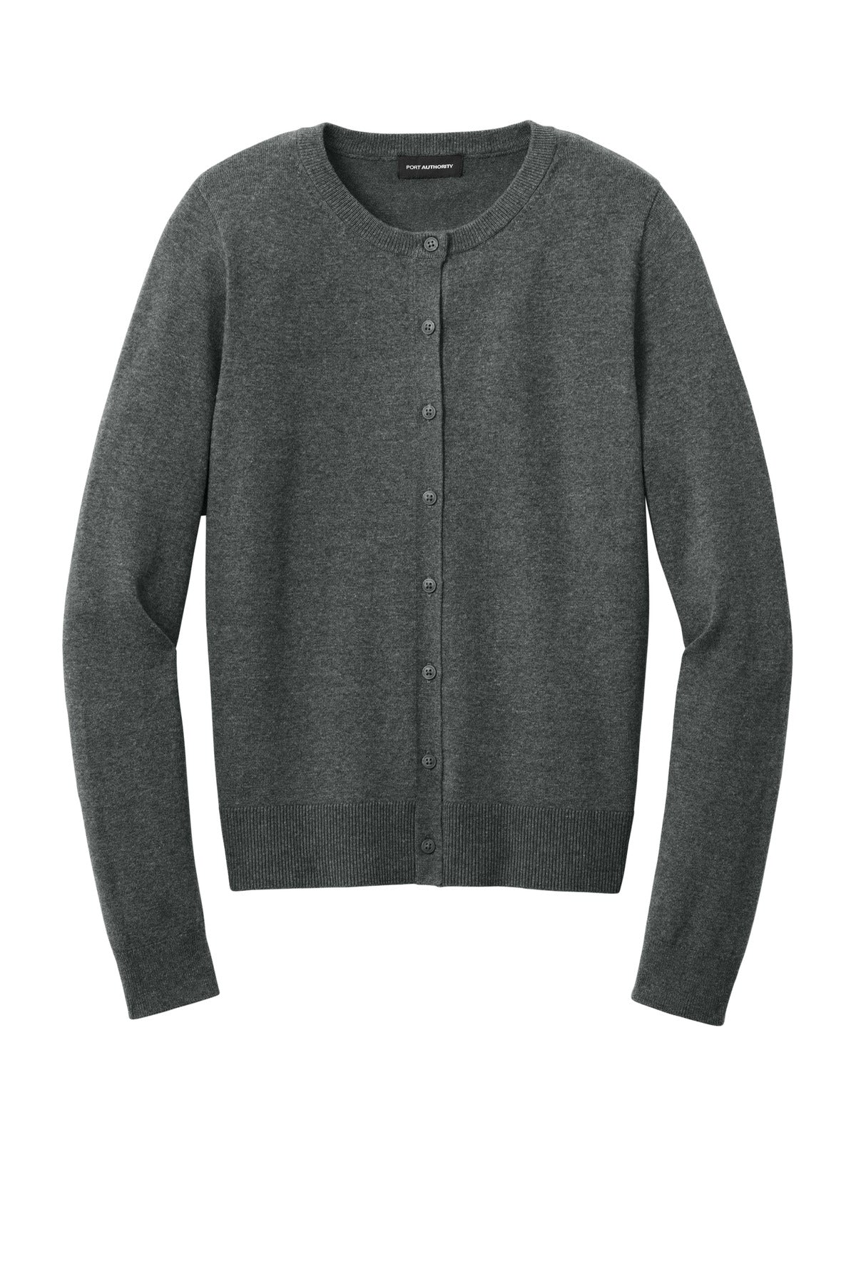 Port Authority LSW2870 Port Authority Women's Easy Care Crewneck Cardigan Sweater