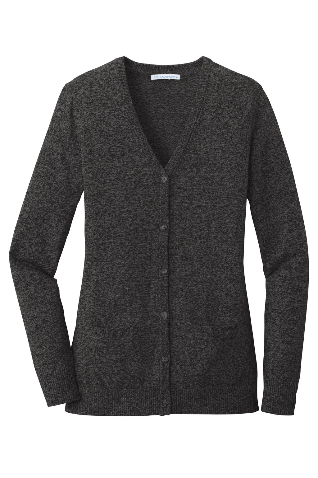 Port Authority LSW415 DISCONTINUED Port Authority  Women's Marled Cardigan Sweater
