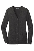 Port Authority LSW415 DISCONTINUED Port Authority  Women's Marled Cardigan Sweater