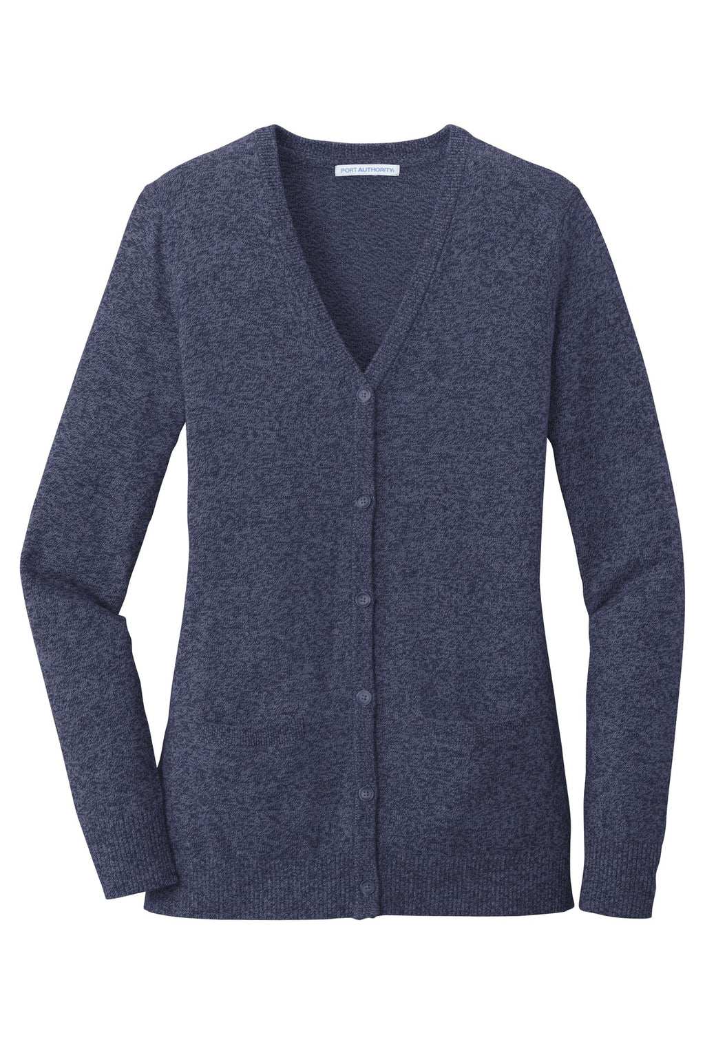 Port Authority LSW415 DISCONTINUED Port Authority  Women's Marled Cardigan Sweater