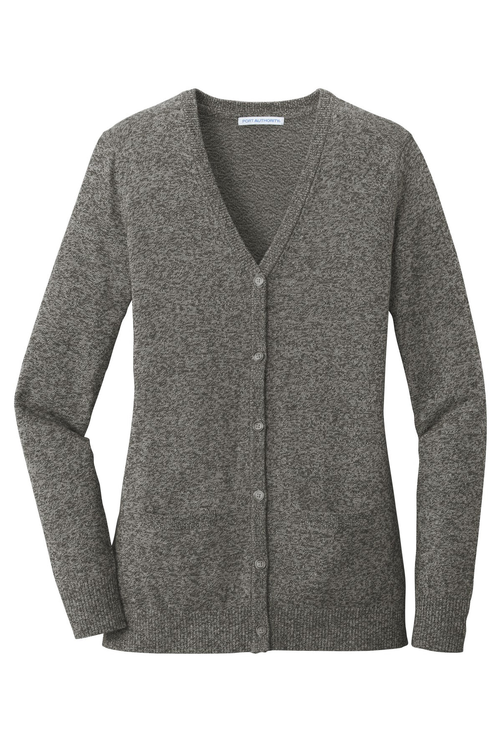 Port Authority LSW415 DISCONTINUED Port Authority  Women's Marled Cardigan Sweater