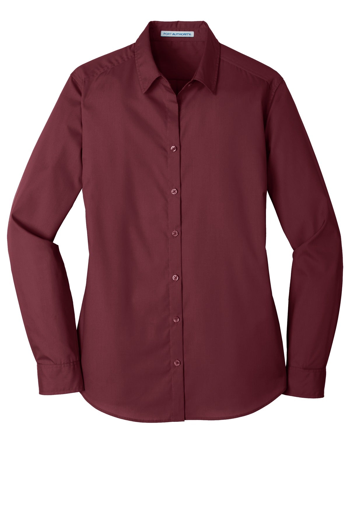 Port Authority LW100 Port Authority Women's Long Sleeve Carefree Poplin Shirt