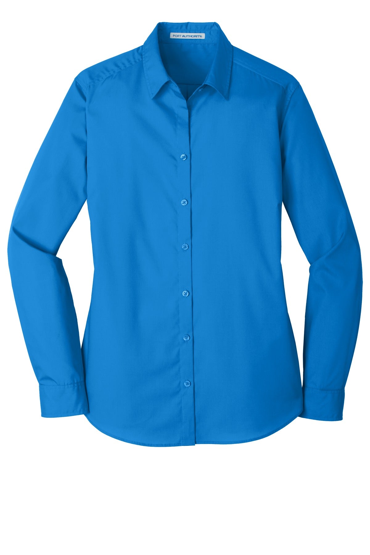 Port Authority LW100 Port Authority Women's Long Sleeve Carefree Poplin Shirt