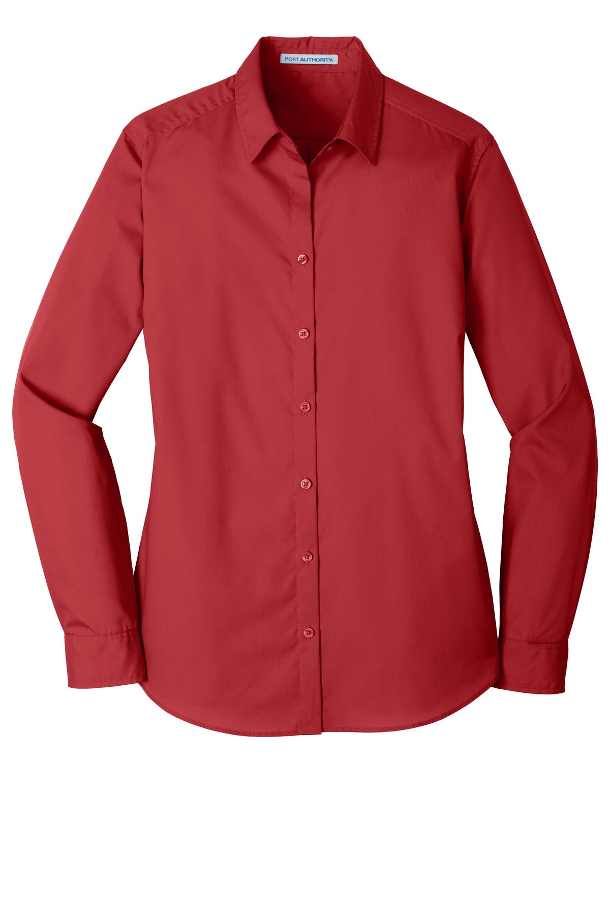 Port Authority LW100 Port Authority Women's Long Sleeve Carefree Poplin Shirt