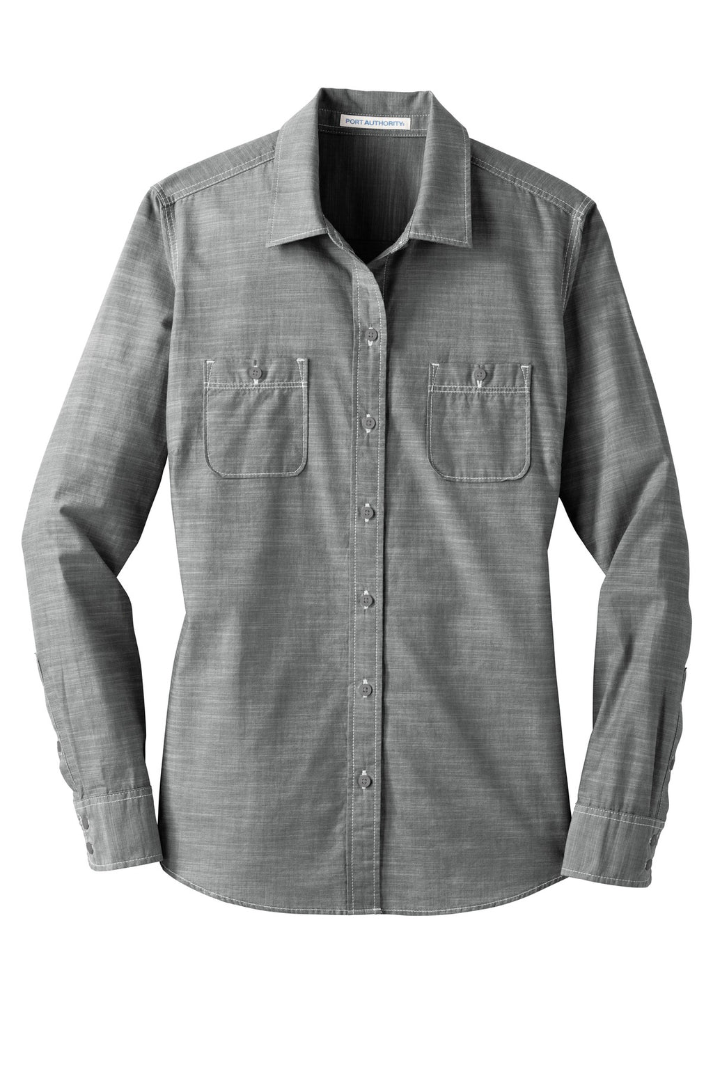 Port Authority LW380 Port Authority Women's Slub Chambray Shirt