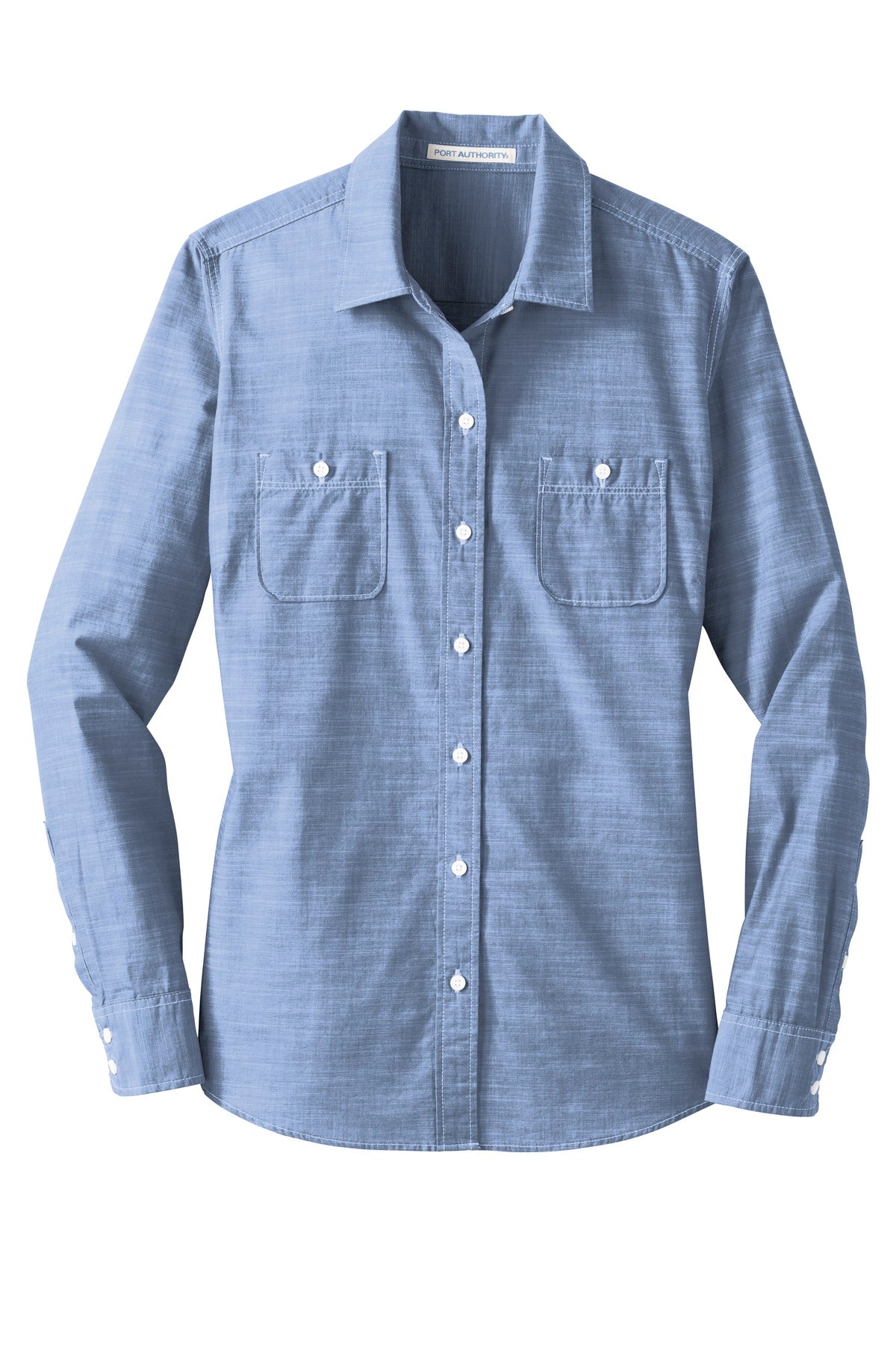 Port Authority LW380 Port Authority Women's Slub Chambray Shirt