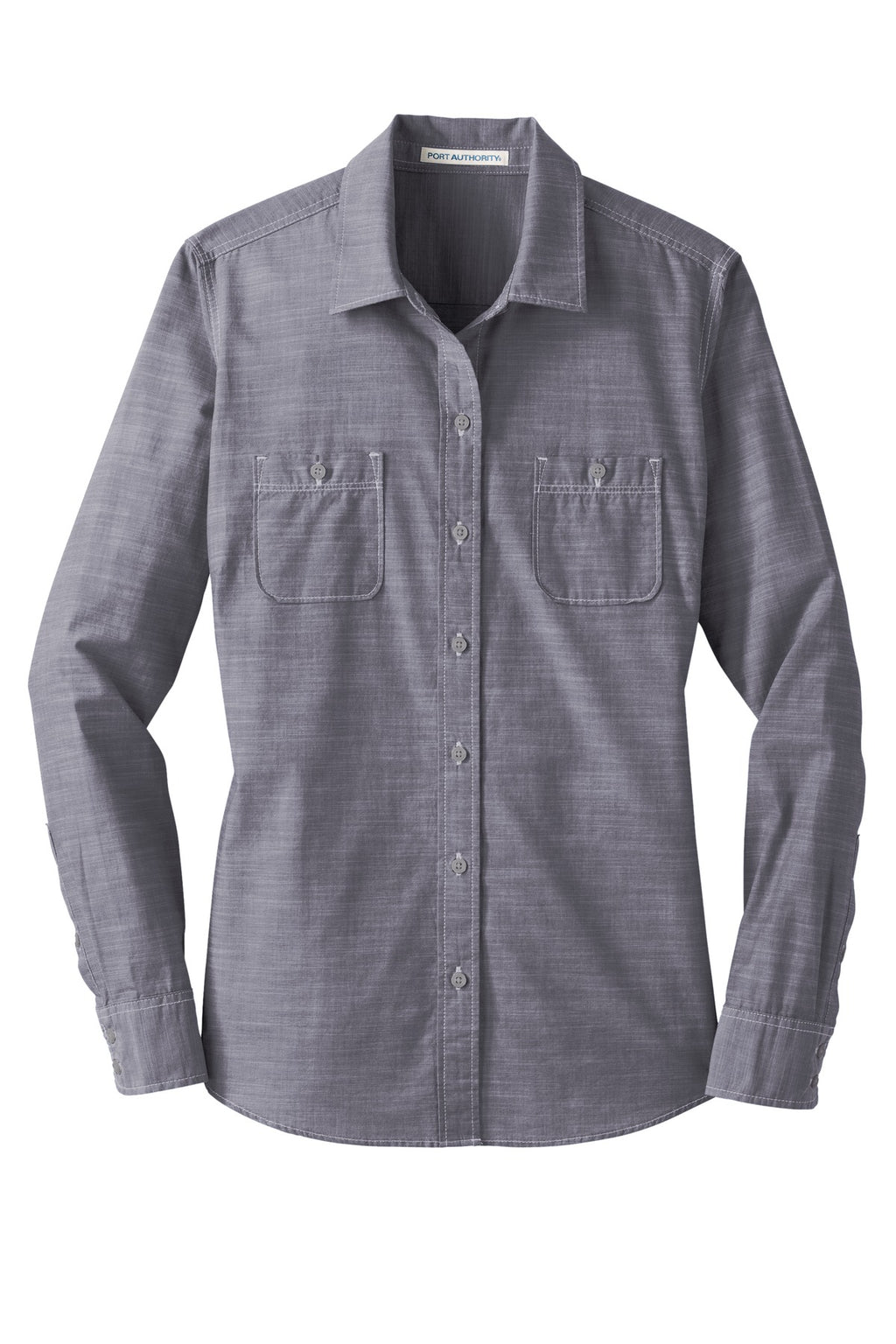 Port Authority LW380 Port Authority Women's Slub Chambray Shirt