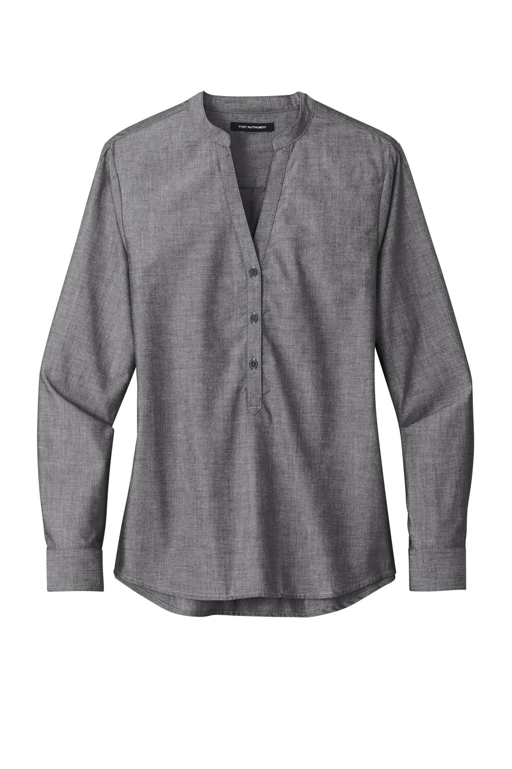 Port Authority LW382 DISCONTINUED Port Authority Women's Long Sleeve Chambray Easy Care Shirt