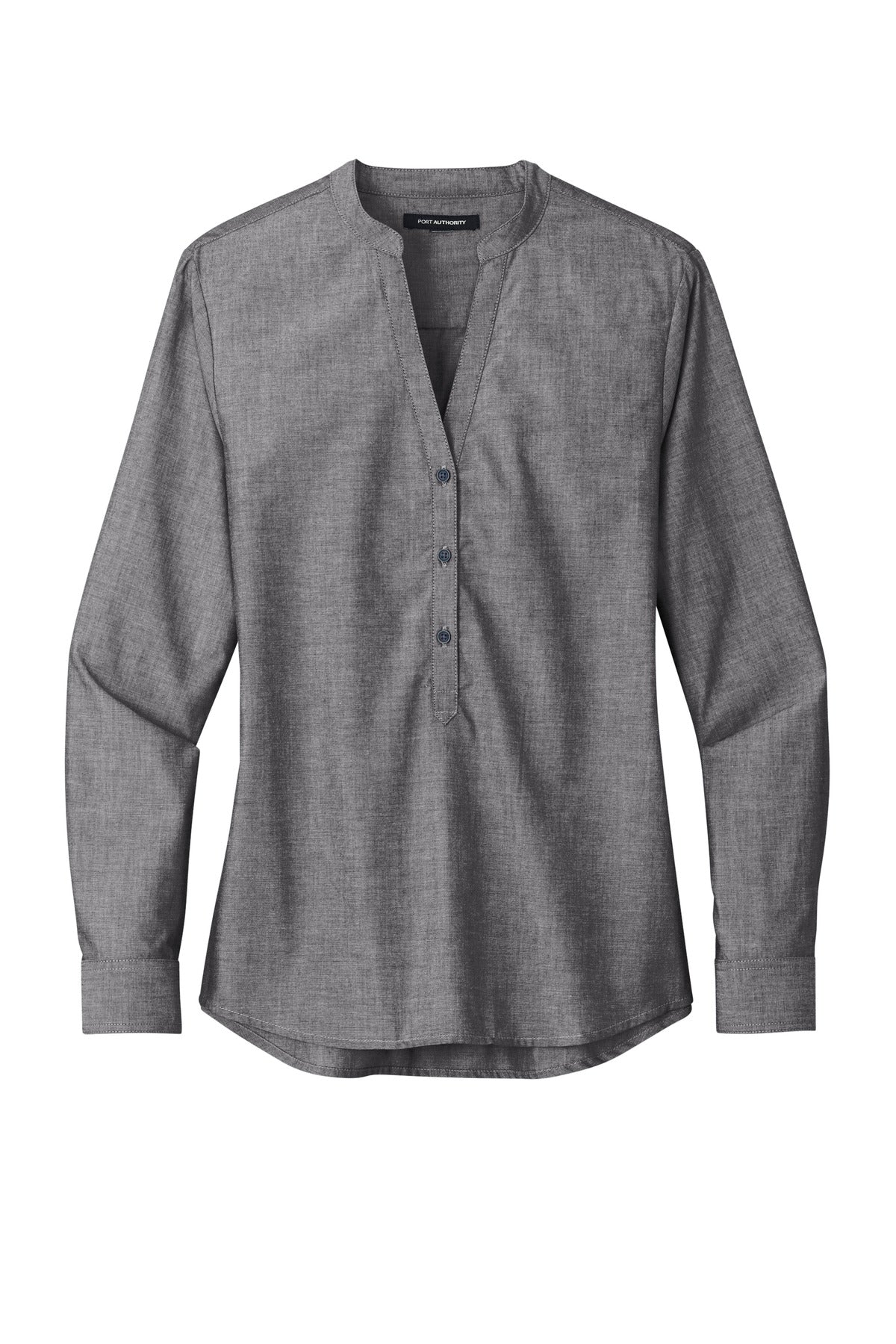 Port Authority LW382 DISCONTINUED Port Authority Women's Long Sleeve Chambray Easy Care Shirt