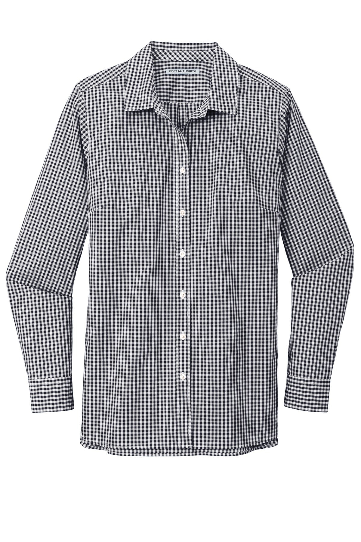 Port Authority LW644 DISCONTINUED Port Authority  Women's Broadcloth Gingham Easy Care Shirt