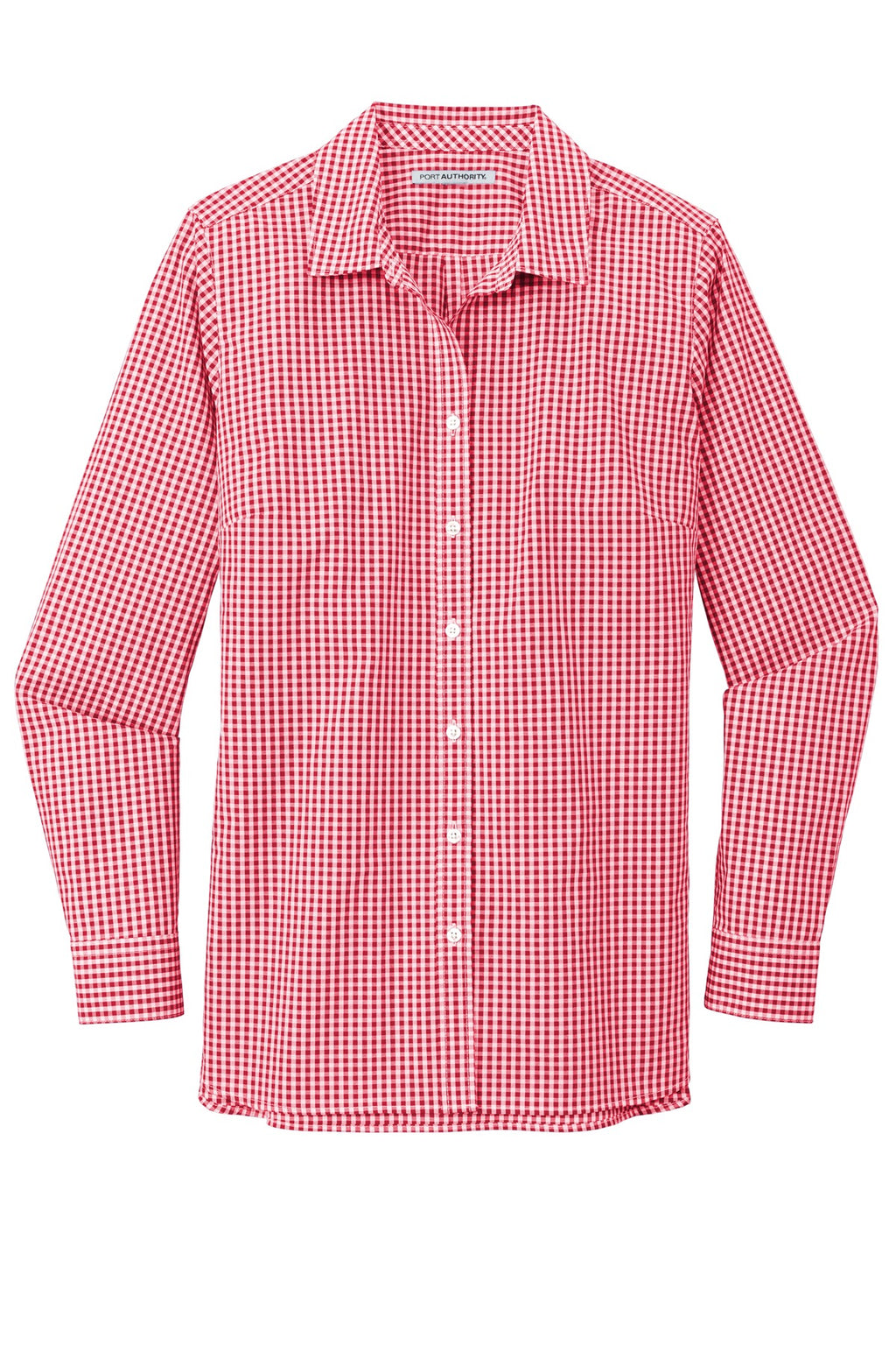 Port Authority LW644 DISCONTINUED Port Authority  Women's Broadcloth Gingham Easy Care Shirt