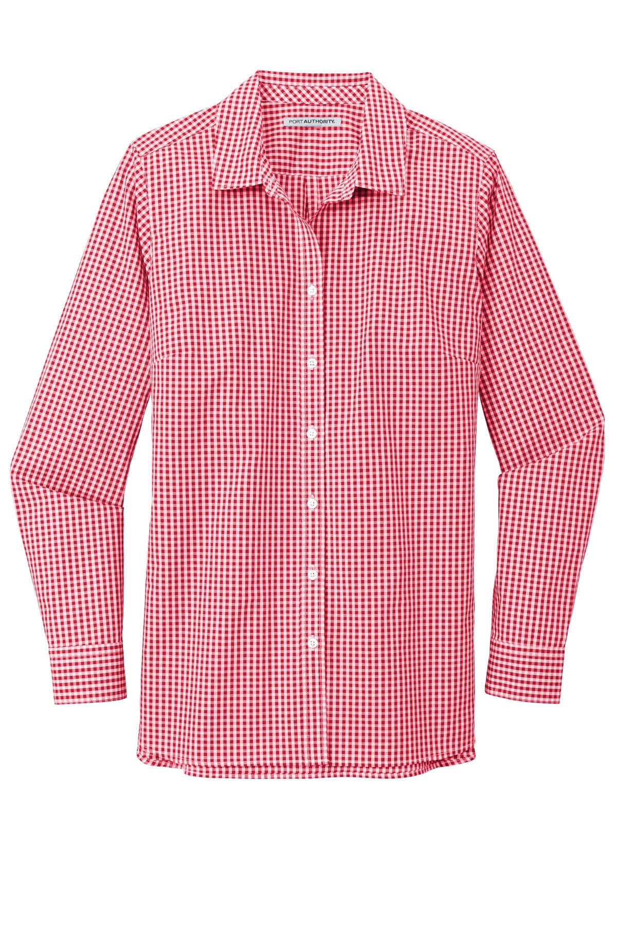Port Authority LW644 DISCONTINUED Port Authority  Women's Broadcloth Gingham Easy Care Shirt