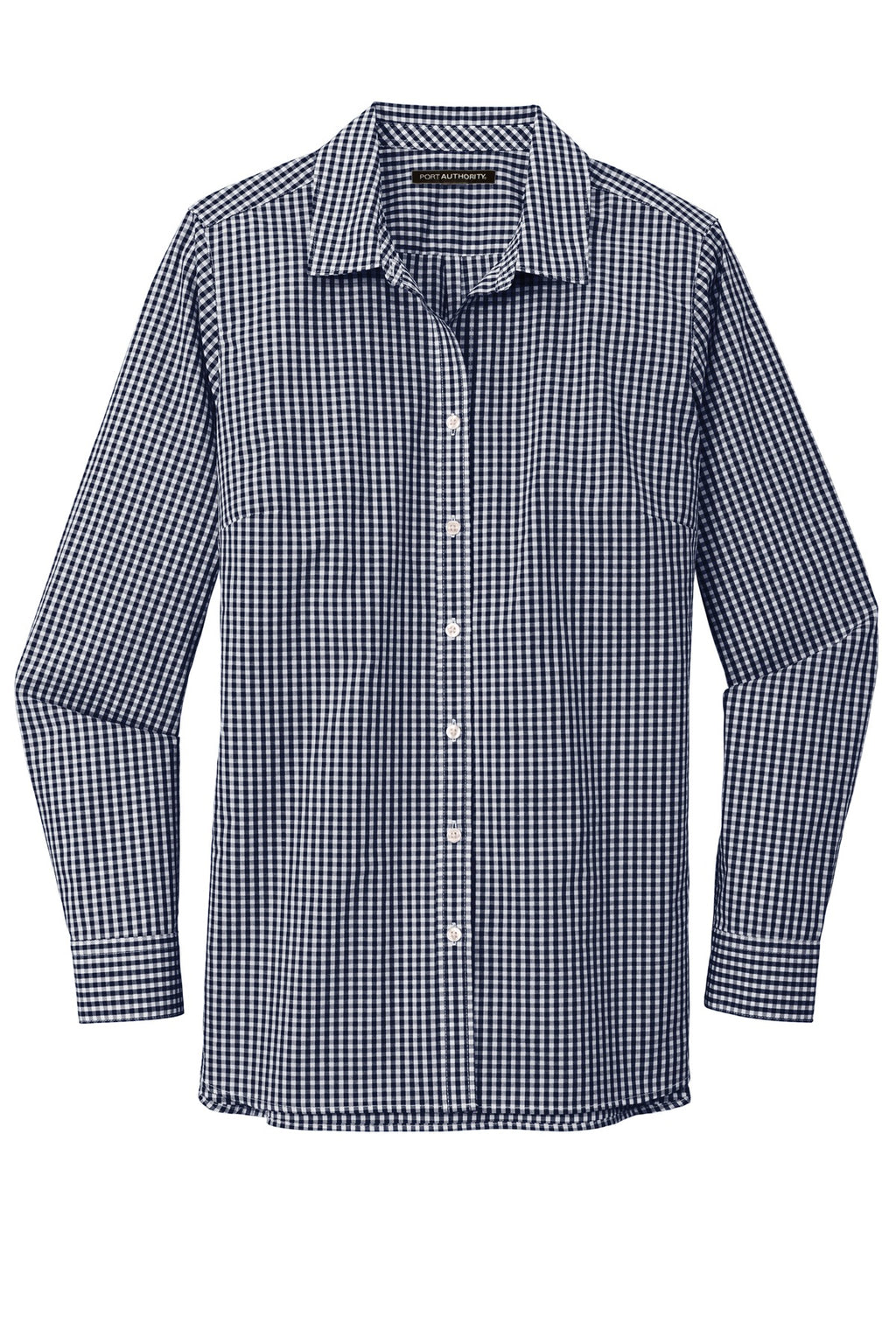 Port Authority LW644 DISCONTINUED Port Authority  Women's Broadcloth Gingham Easy Care Shirt
