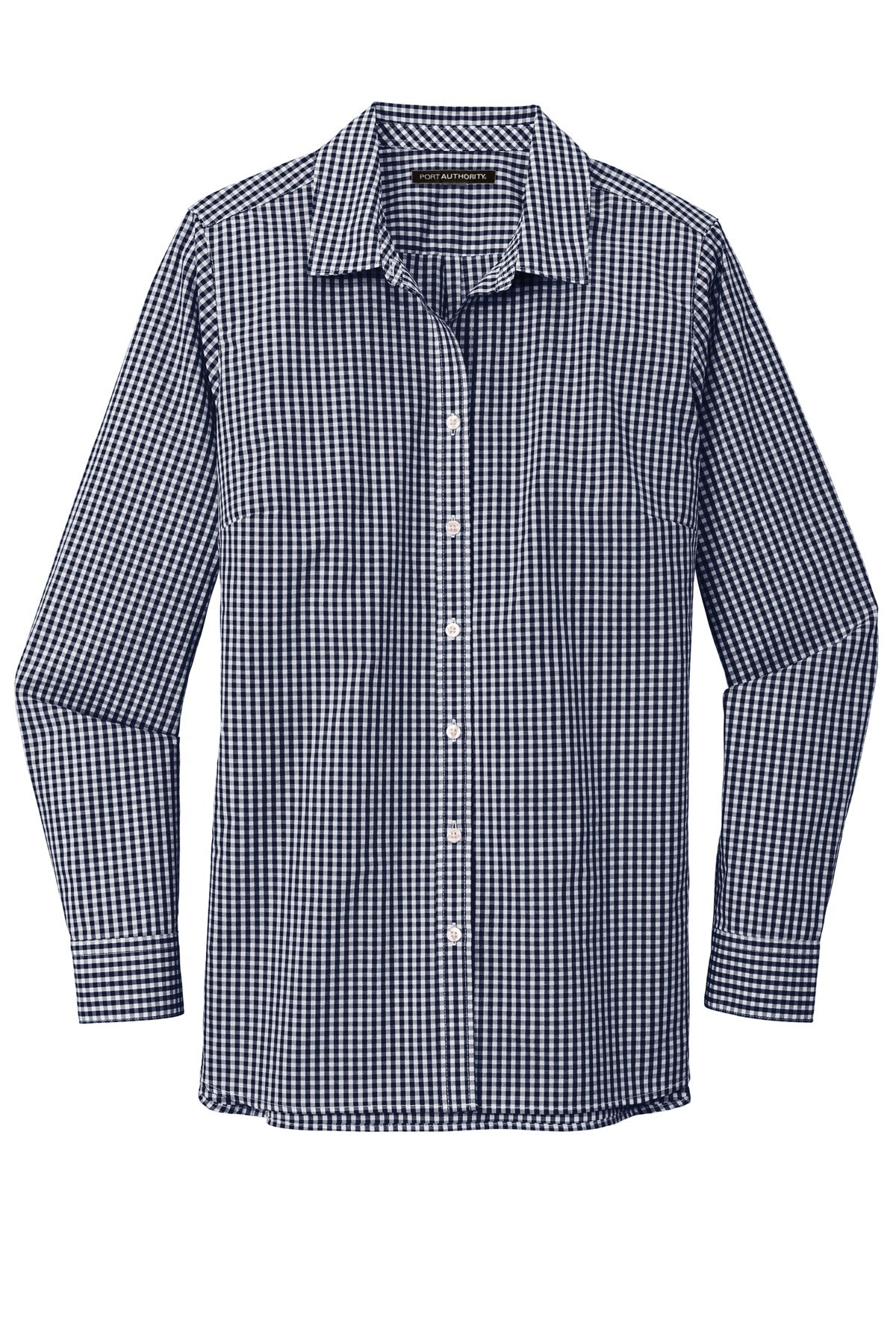 Port Authority LW644 DISCONTINUED Port Authority  Women's Broadcloth Gingham Easy Care Shirt