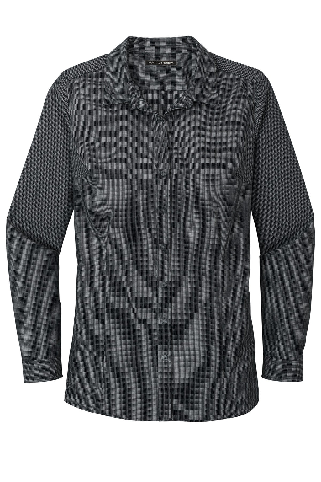 Port Authority LW645 DISCONTINUED Port Authority  Women's Pincheck Easy Care Shirt