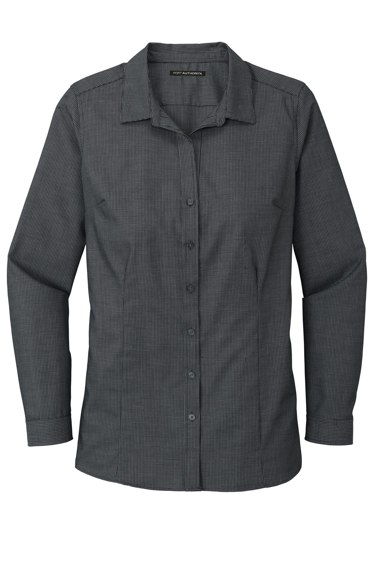 Port Authority LW645 DISCONTINUED Port Authority  Women's Pincheck Easy Care Shirt