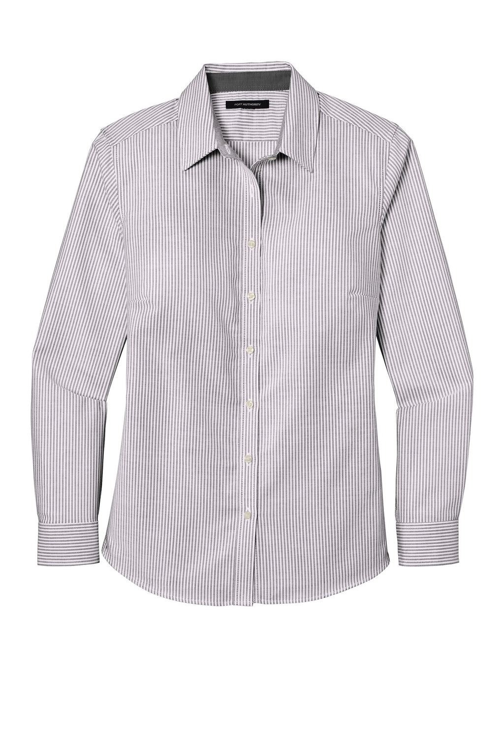 Port Authority LW657 DISCONTINUED Port Authority  Women's SuperPro  Oxford Stripe Shirt