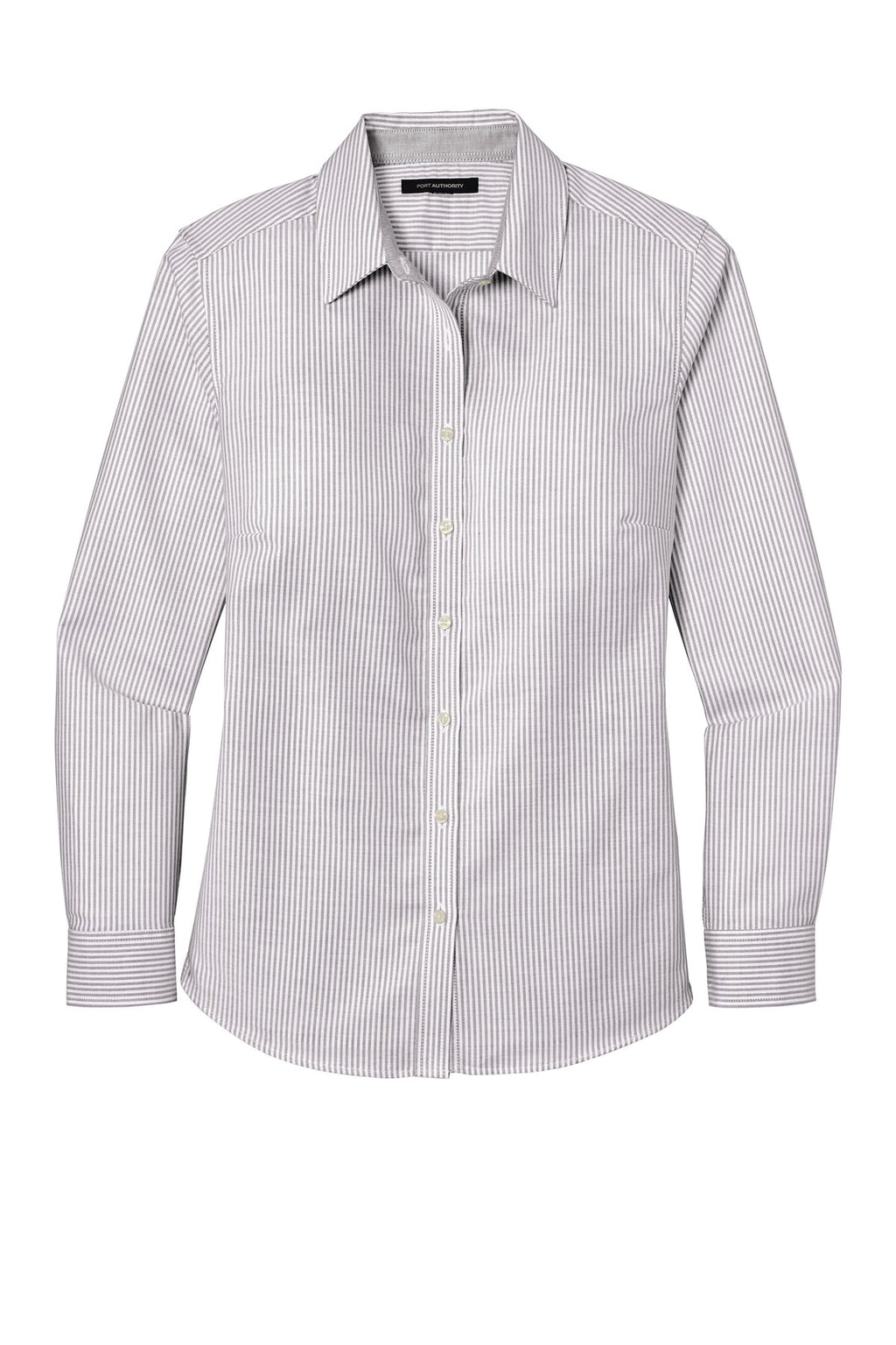 Port Authority LW657 DISCONTINUED Port Authority  Women's SuperPro  Oxford Stripe Shirt