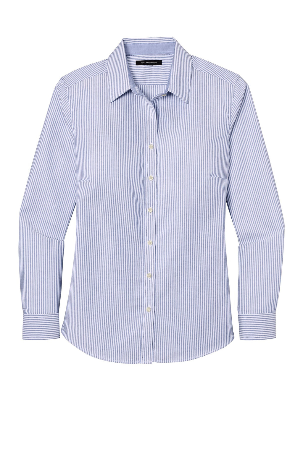 Port Authority LW657 DISCONTINUED Port Authority  Women's SuperPro  Oxford Stripe Shirt