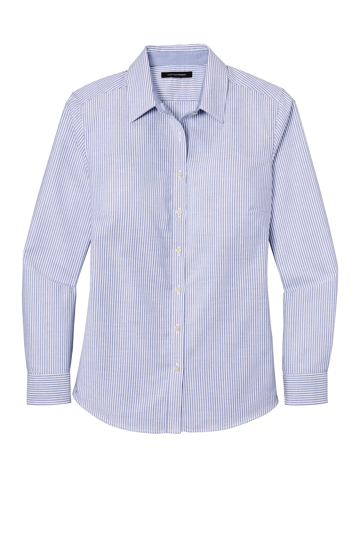 Port Authority LW657 DISCONTINUED Port Authority  Women's SuperPro  Oxford Stripe Shirt